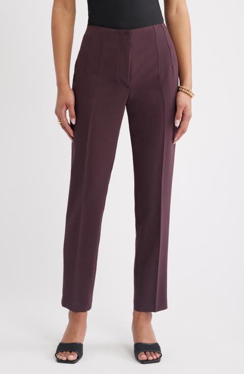 Icon Twill High Waist Cigarette Pants