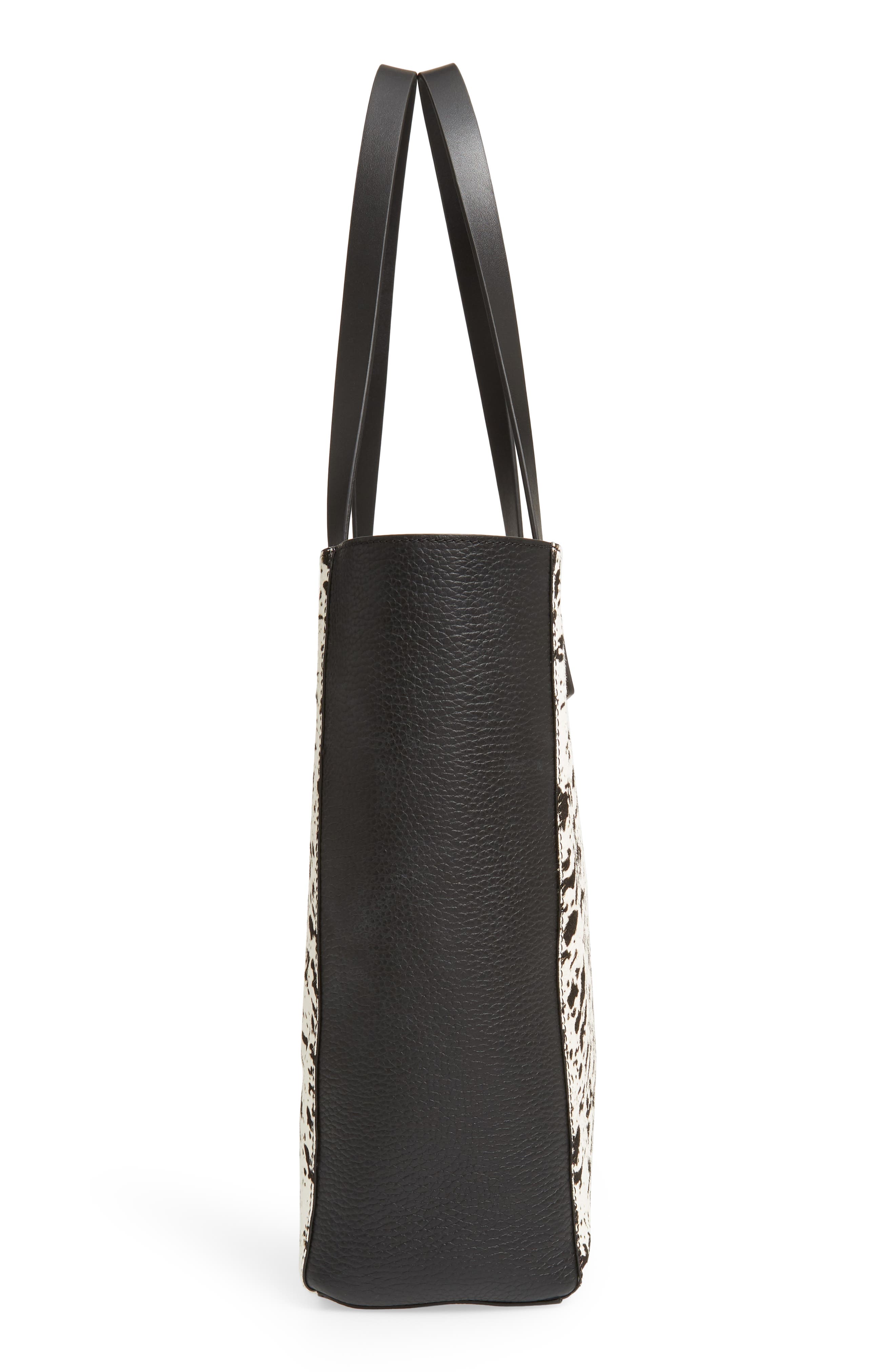 Treasure & Bond Findley Leather & Genuine Calf Hair Tote, Alternate, color, 