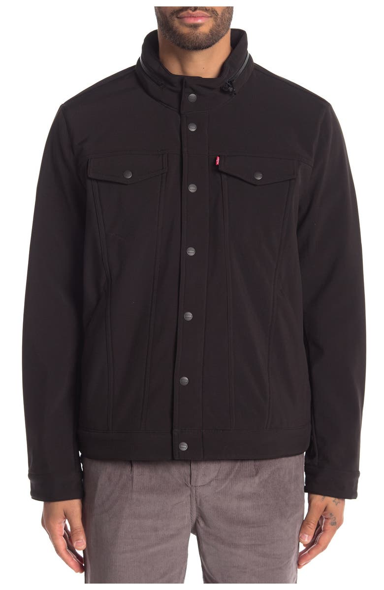 Levi's<sup>®</sup> Funnel Neck Hooded Jacket, Alternate, color,