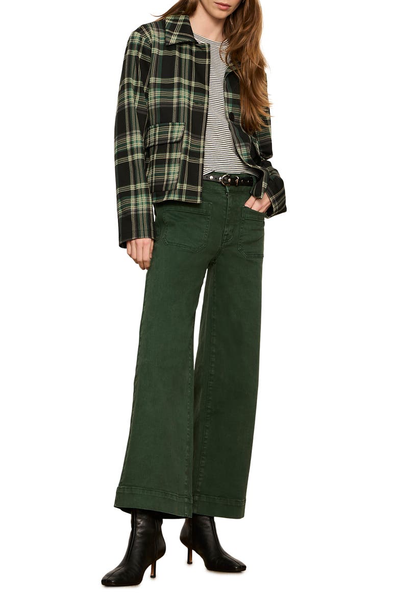 Avid Plaid Jacket, Alternate, color, WHITE/ EVERGREEN PLAID