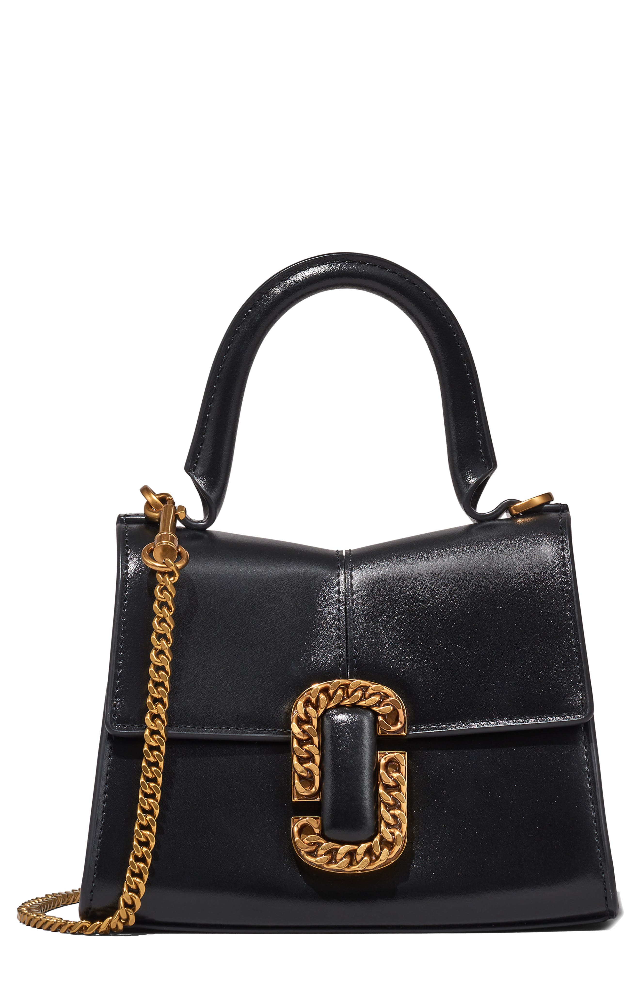 Marc Jacobs The St. Marc Mini Top Handle Bag, Main, color, 