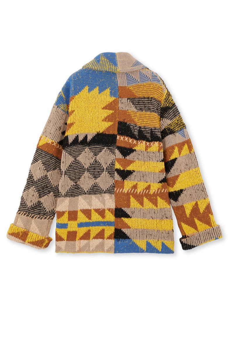 Fortela Hoppy Navajo Cotton Cardigan, Alternate, color, Mix