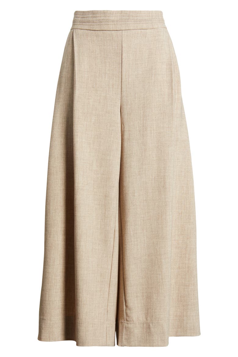 Ultra Skyrise Pleated Wide Leg Pants, Alternate, color, HEATHER KHAKI