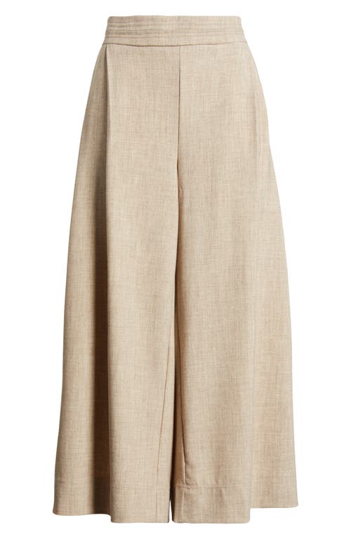 Wit & Wisdom Ultra Skyrise Pleated Wide Leg Pants In Brown