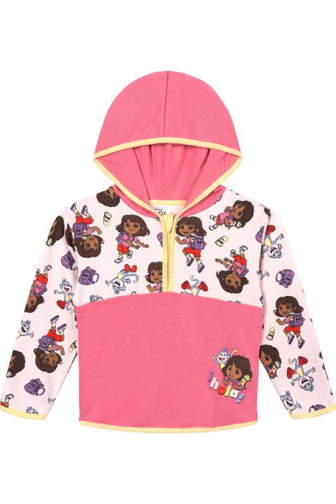 Fleece Hooded Quarter-zip Sweatshirt (toddler & Little Kid)