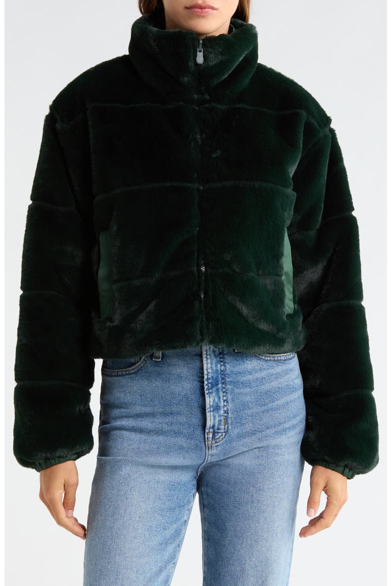 Yuki Reversible Jacket, Main, color, NOIR GREEN
