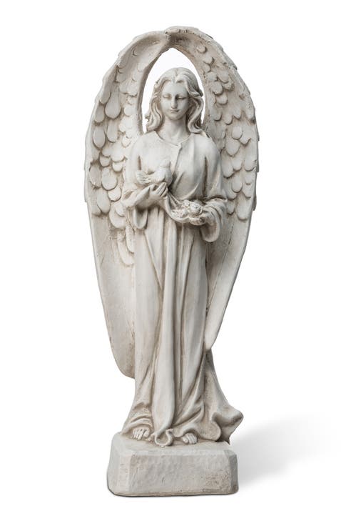 20.5"H MGO Standing Archangel Garden Statue Sculpture