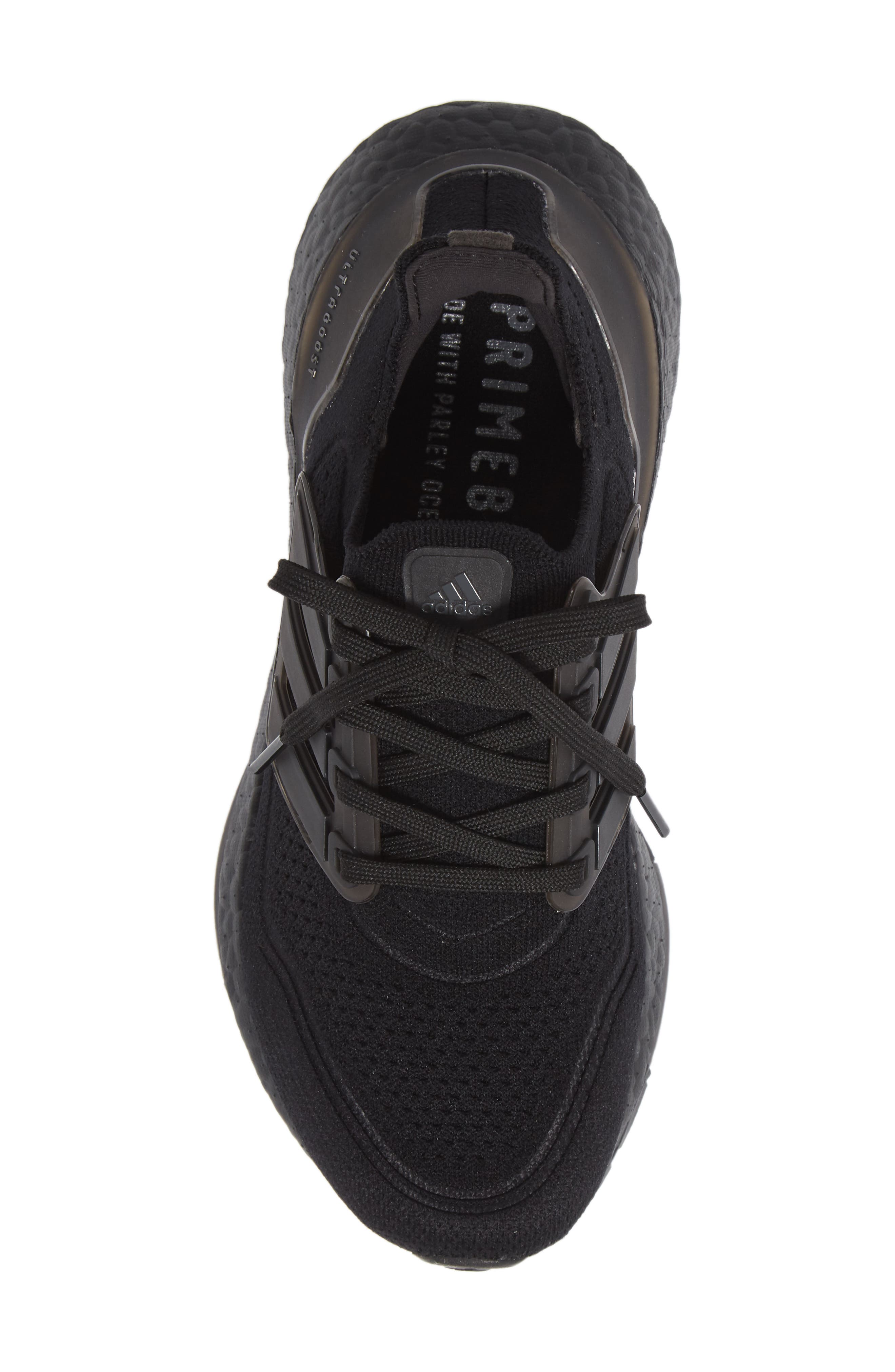 UltraBoost 21 Running Shoe, Alternate, color, BLACK/ BLACK/ BLACK