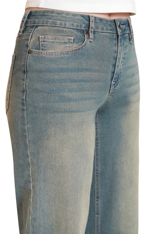 Madden Girl Ultra '90s Wide Leg Jeans In Blue