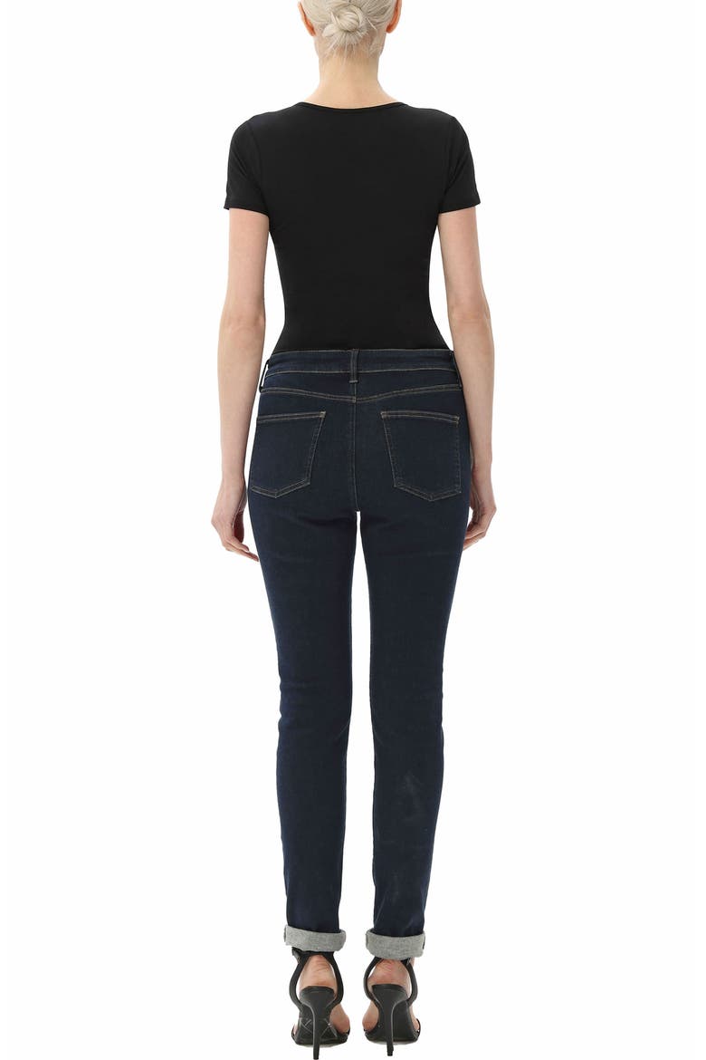Women's Sweetheart Neck Basic Bodysuit, Alternate, color, Black