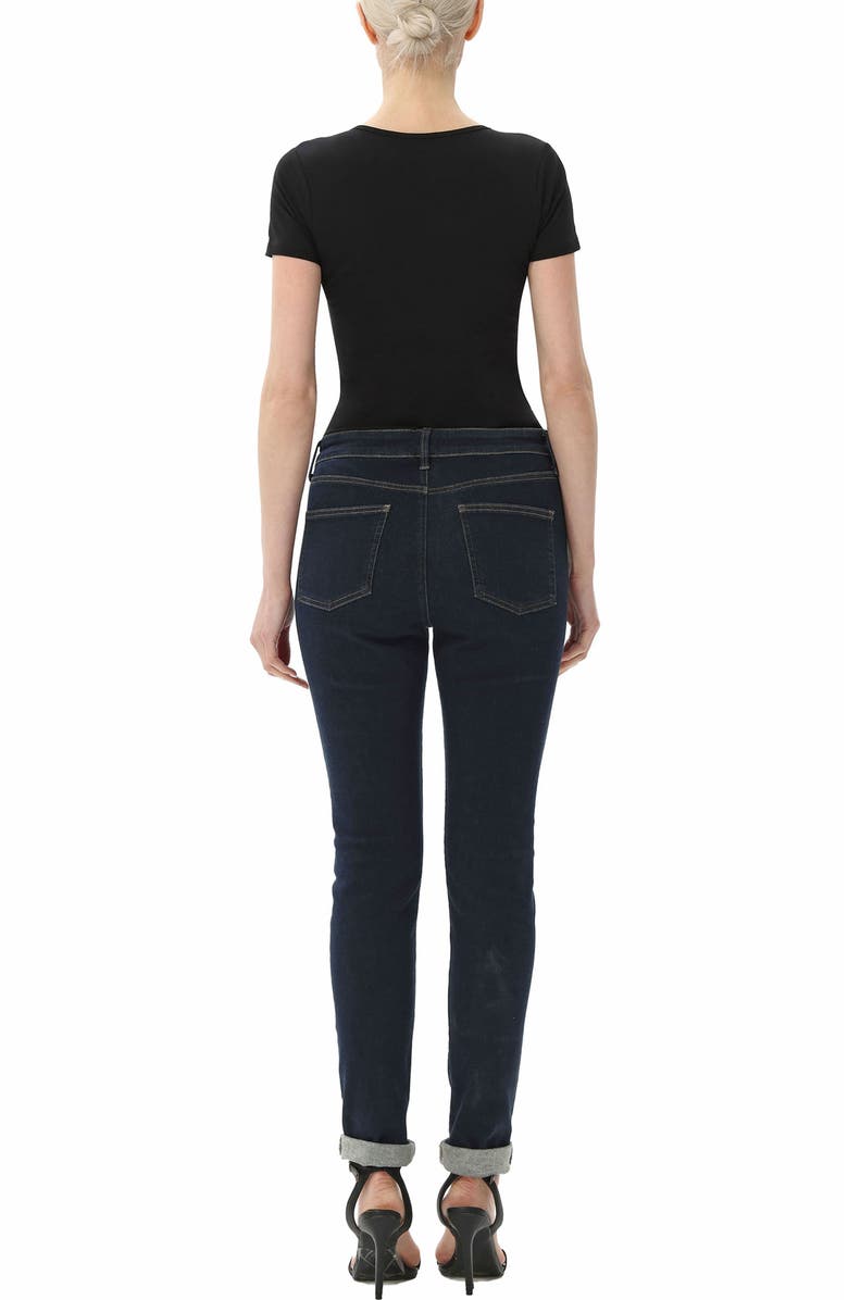 Kimi 
Kai Women
s Sweetheart Neck Basic Bodysuit, Alternate, color, Black