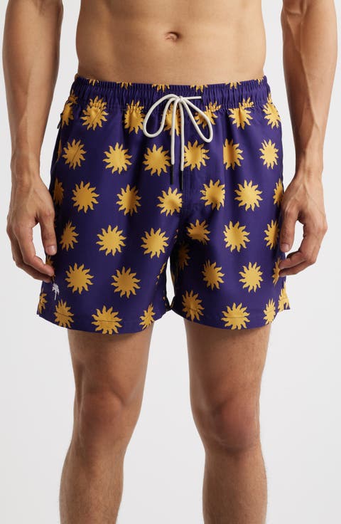 Sunday Sun Relaxed Fit Swim Trunks