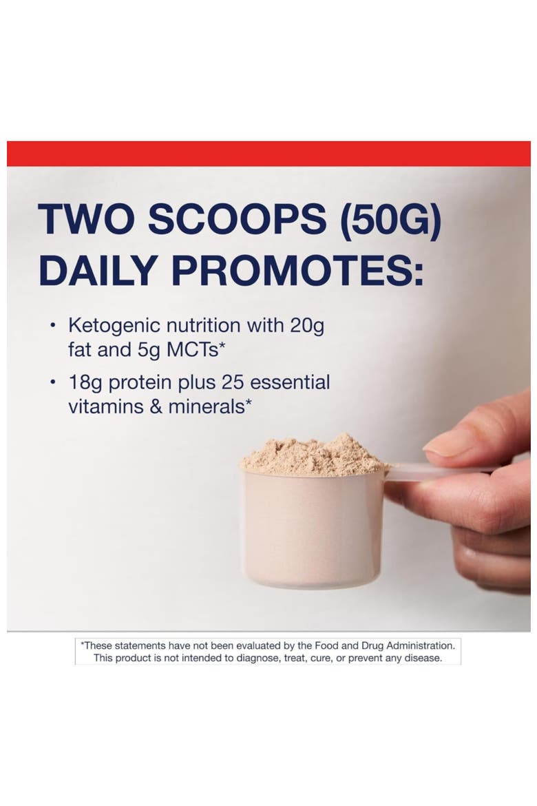 Ketogenic Chocolate Protein Powder Meal Replacement Shake 14 Servings, Alternate, color, None