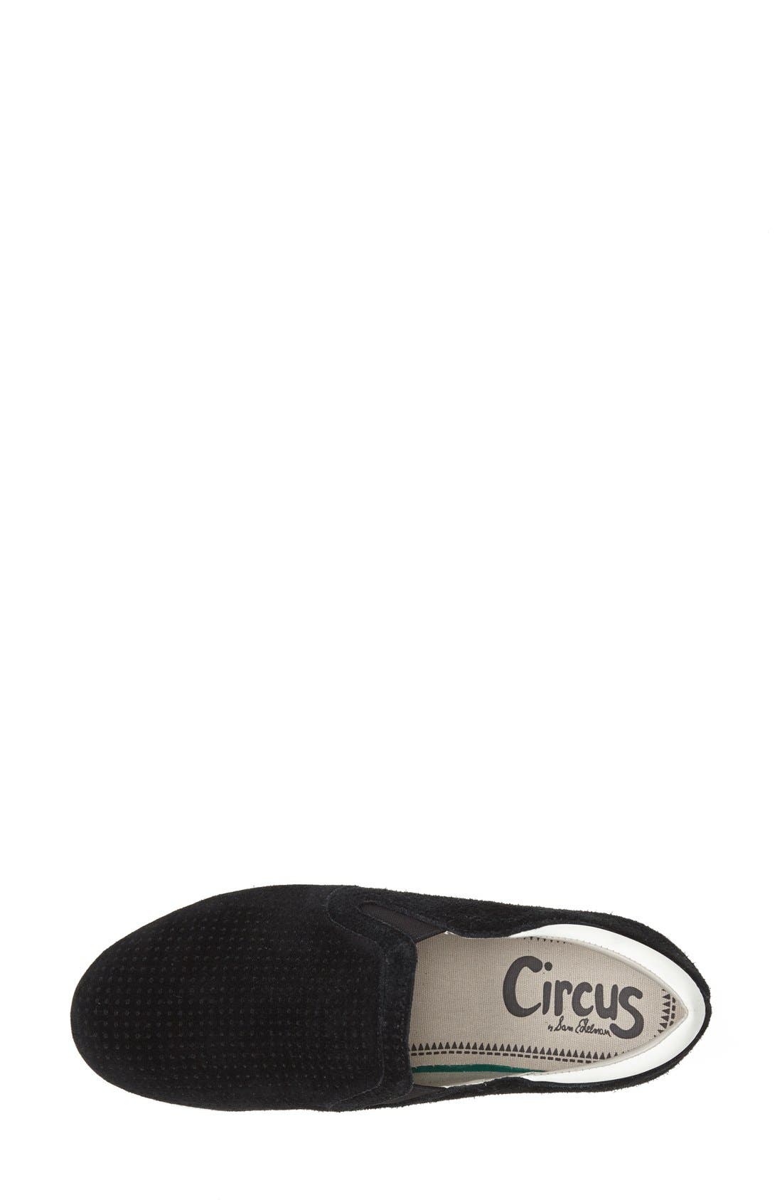 Circus by Sam Edelman 'Cruz' Slip-On, Alternate, color, BLACK/ BLACK