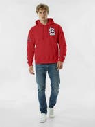 Champion Men's Champion Red St. Louis Cardinals Reverse Weave Chenille Hoodie