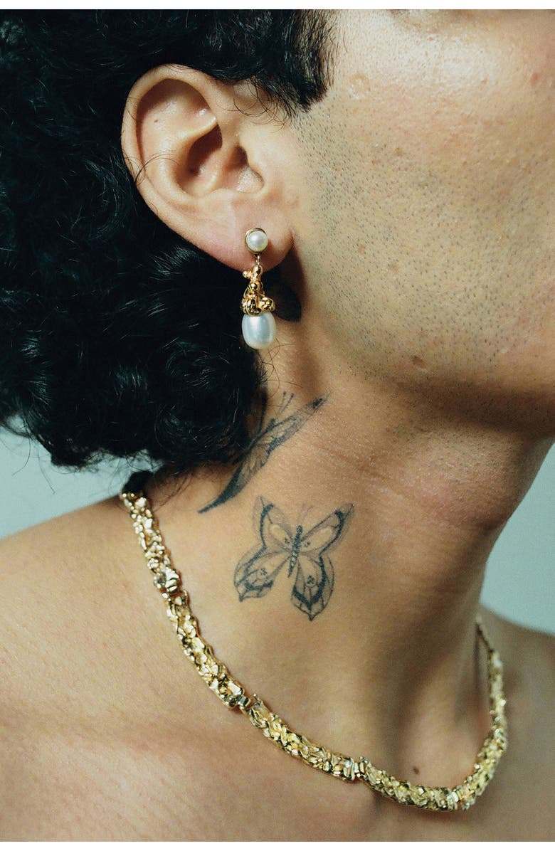 FARIS Sophia Cultured Freshwater Pearl Drop Earrings, Alternate, color, 