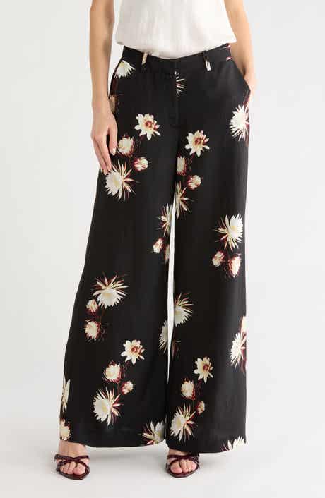 JASON WU Printed Wide Leg Pants