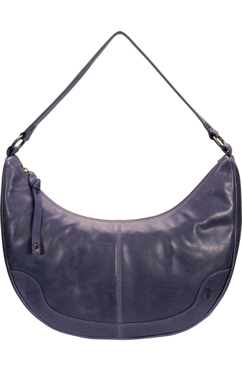 Frye Melissa Crescent Hobo Bag, Main, color, Eggplant