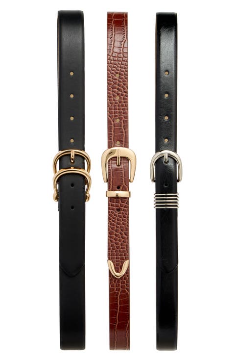 3-for-1 Assorted Belts