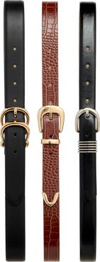 Vince Camuto 3-for-1 Assorted Belts