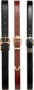 Vince Camuto 3-for-1 Assorted Belts