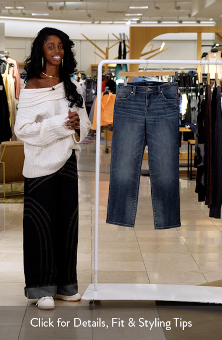 Kennedy Mid Rise Straight Leg Jeans, sales video thumbnail