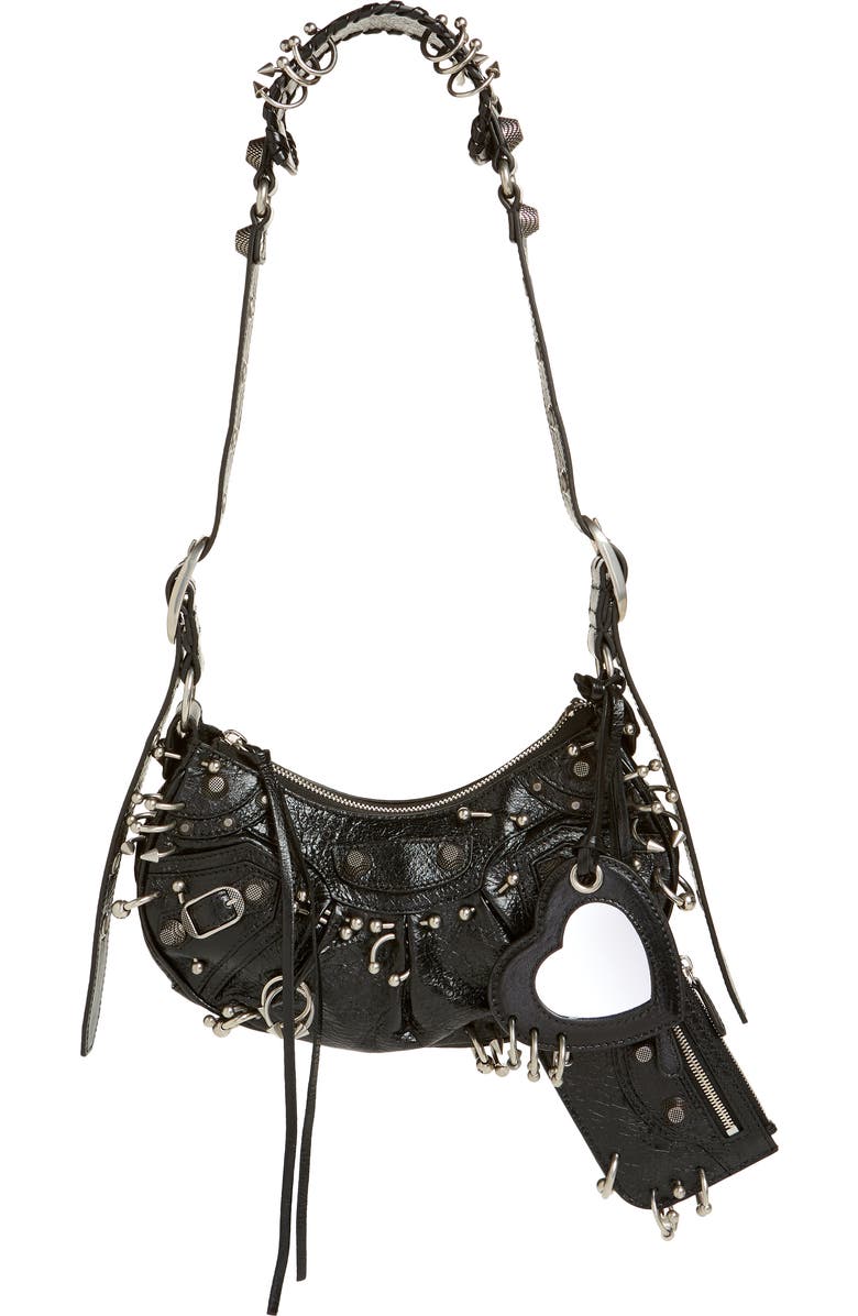 Balenciaga Extra Small Cagole Leather Shoulder Bag, Main, color,