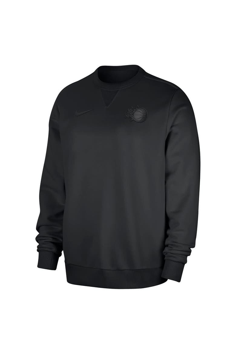 Men's Nike  Black Orlando Magic Authentic Standard Issue Travel Dri-FIT Sweatshirt, Alternate, color, Black