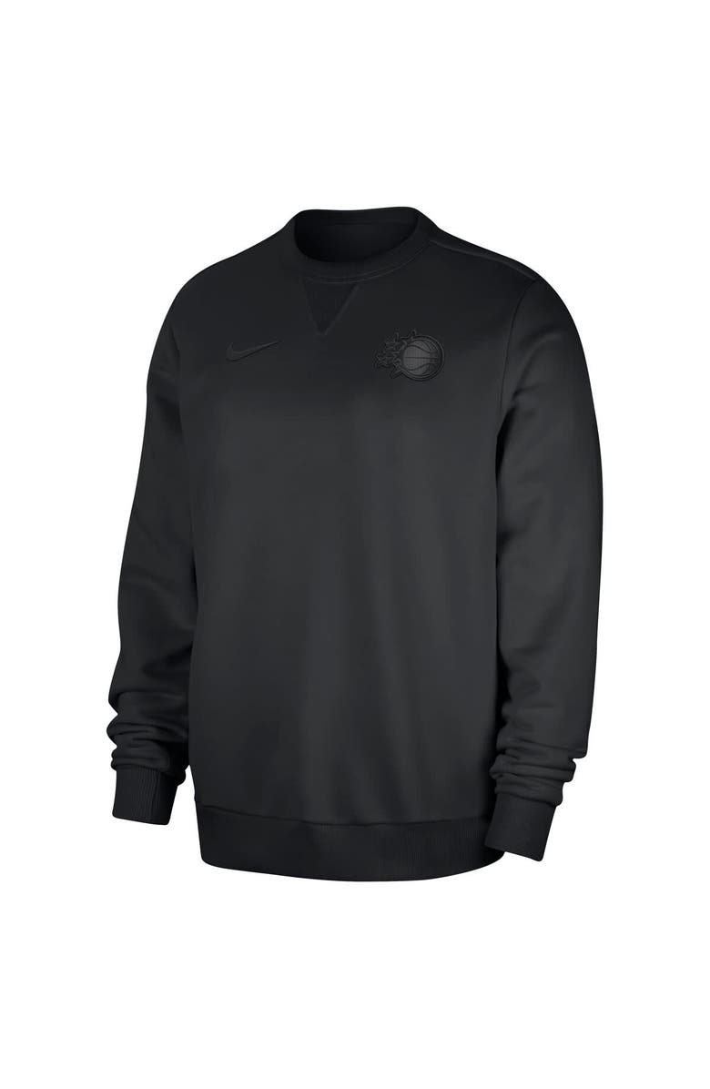 Nike Men's Nike  Black Orlando Magic Authentic Standard Issue Travel Dri-FIT Sweatshirt, Alternate, color, Black