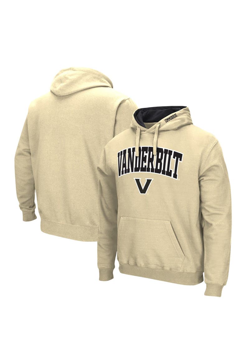 Men's Colosseum  Gold Vanderbilt Commodores Arch & Logo Pullover Hoodie, Main, color, Gold