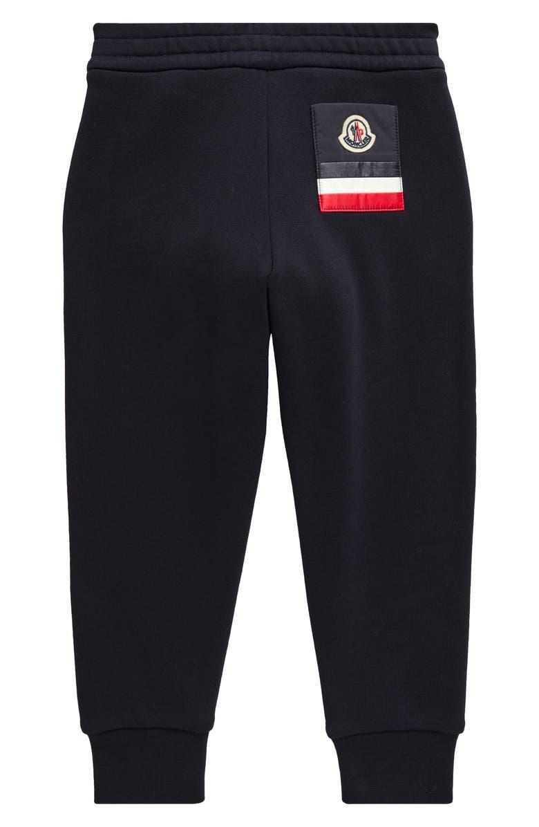 Moncler Kids' Logo Pocket Cotton Joggers, Alternate, color,