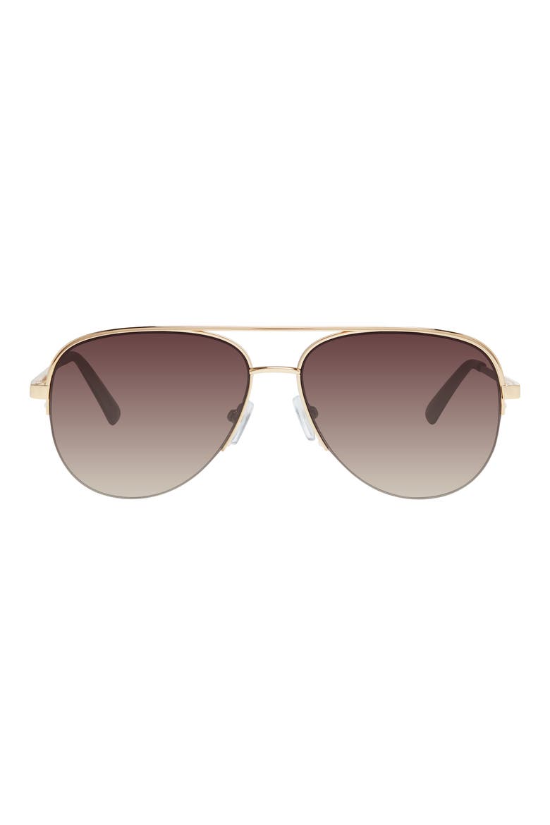 59mm Aviator Sunglasses, Main, color, GOLD