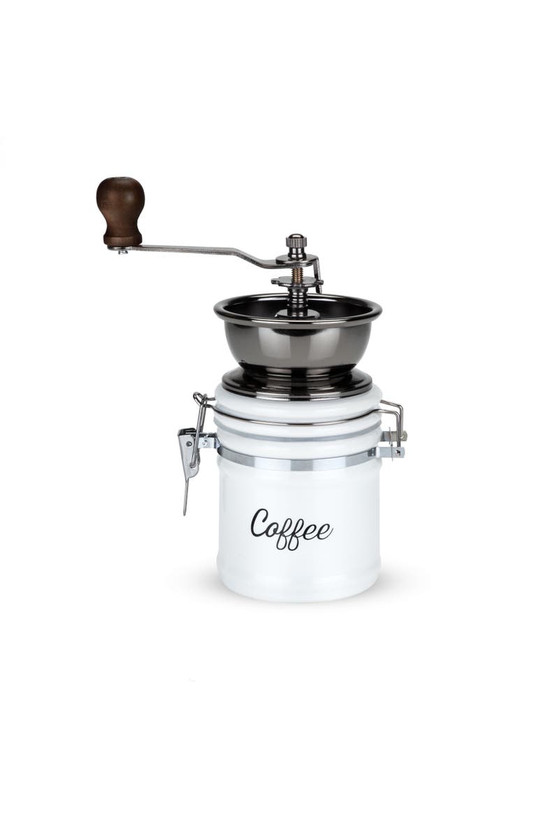 Ceramic Coffee Grinder, Main, color, White