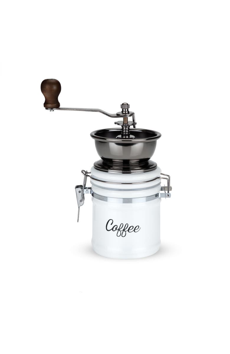 TWINE Ceramic Coffee Grinder, Main, color, White