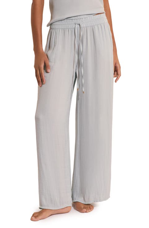 Cheeta Wide Leg Pajama Pants