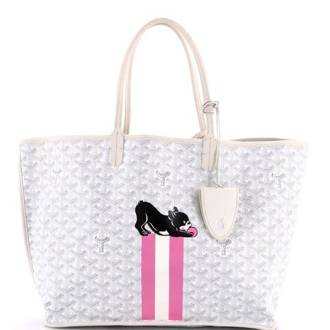 Anjou Reversible Tote Printed Coated Canvas PM
