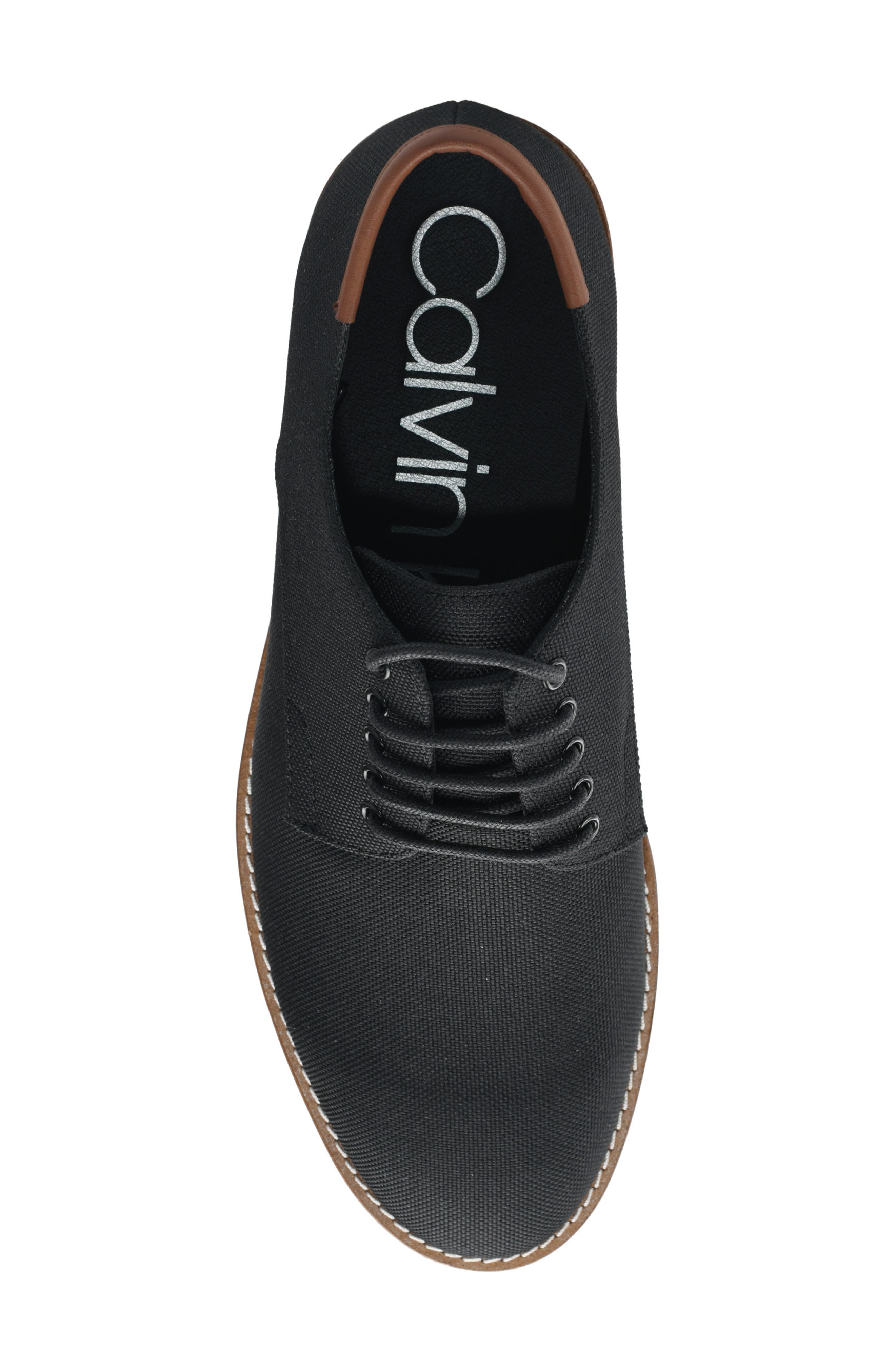 Calvin Klein Adeso Derby, Alternate, color, Black