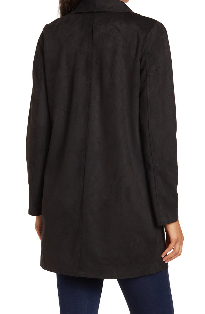 Ellen Tracy Faux Suede Jacket, Alternate, color, 