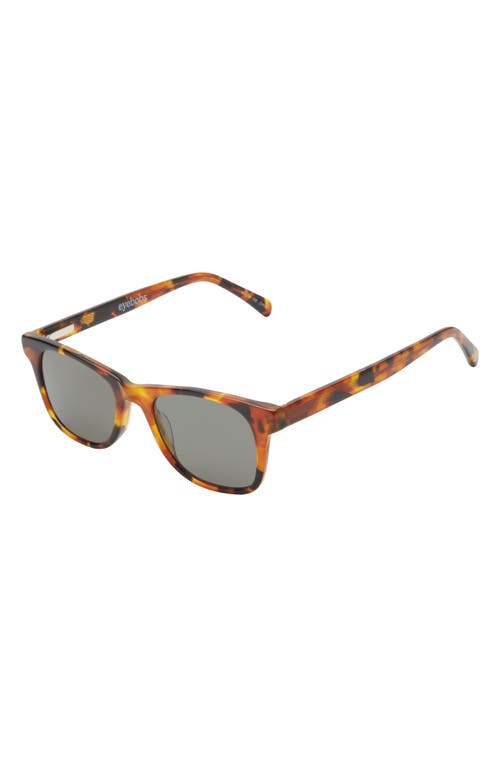 Eyebobs The Director 46mm Small Polarized Square Sunglasses In Tortoise/grey