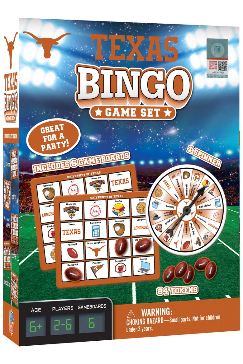 Texas Longhorns NCAA Bingo Game, Main, color, Multicolor