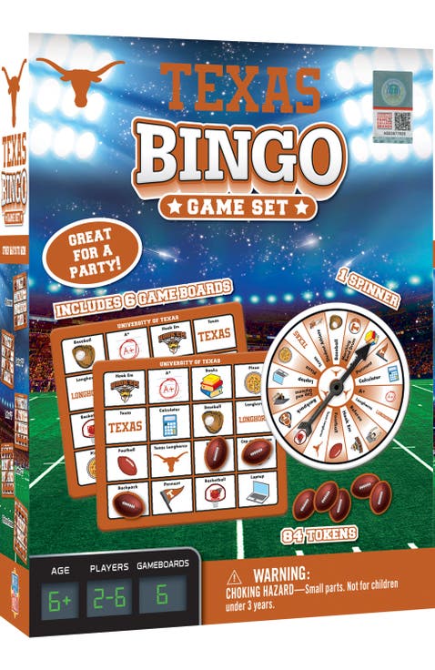 Texas Longhorns NCAA Bingo Game