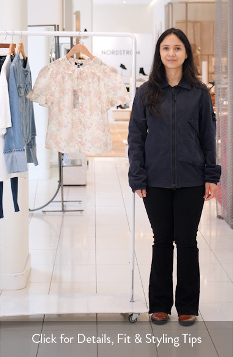 Sunisa Silk Button-Up Top, sales video thumbnail