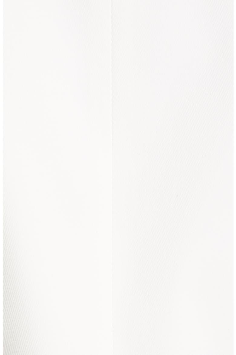 Alta Side Tie Stretch Cotton Twill Jacket, Alternate, color, IVORY
