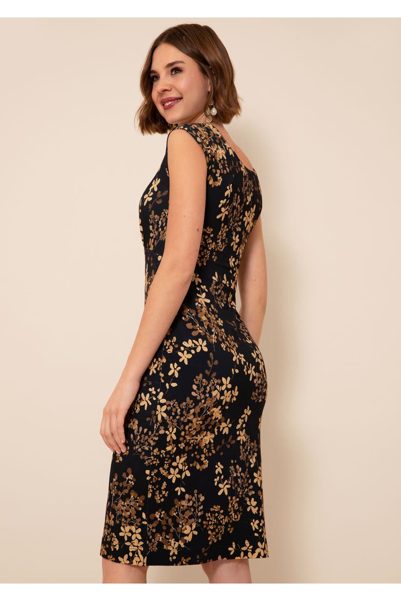 Pippa Dress Petite, Alternate, color, Golden Blossom