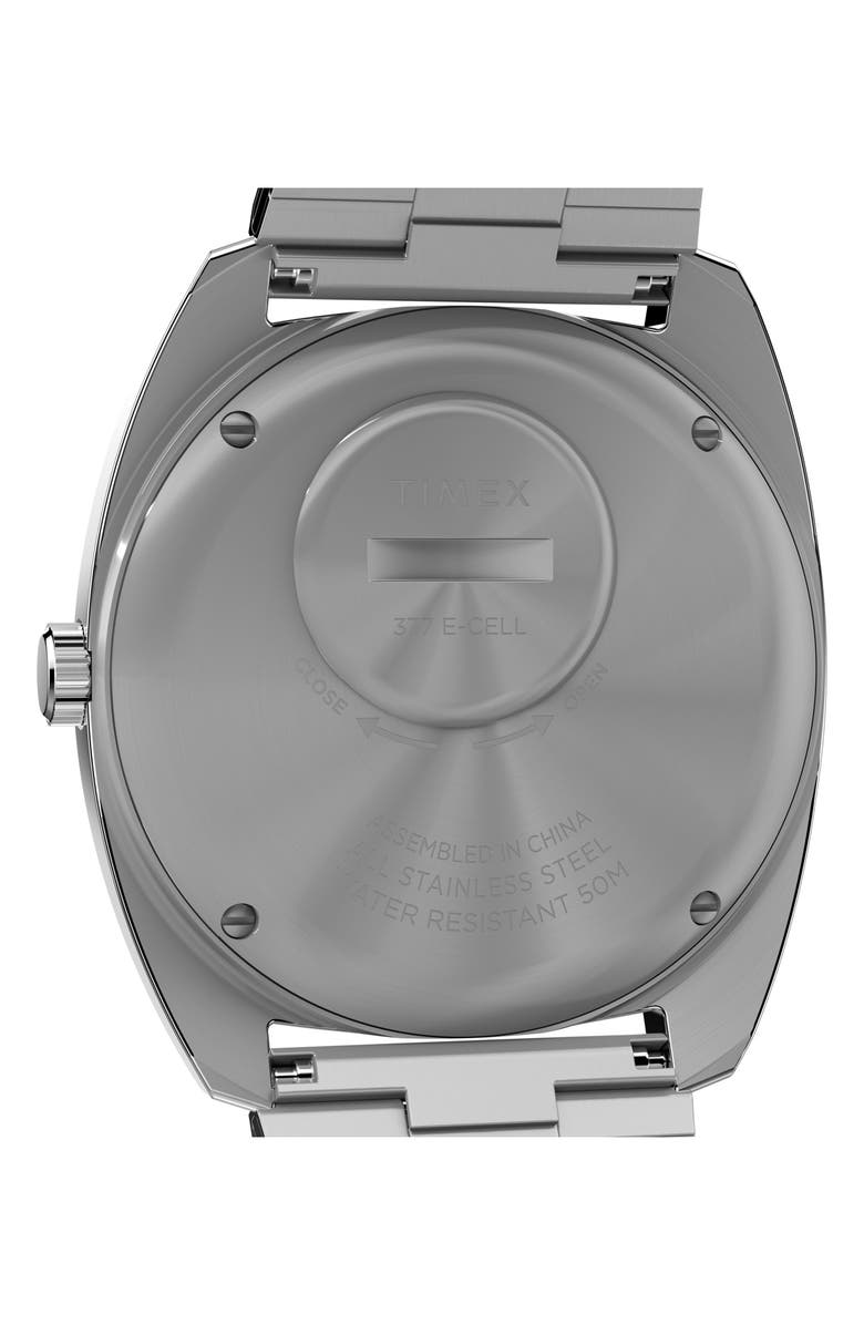 Timex<sup>®</sup> Q Timex Enigma Reissue Bracelet Watch, 37mm, Alternate, color, Silver