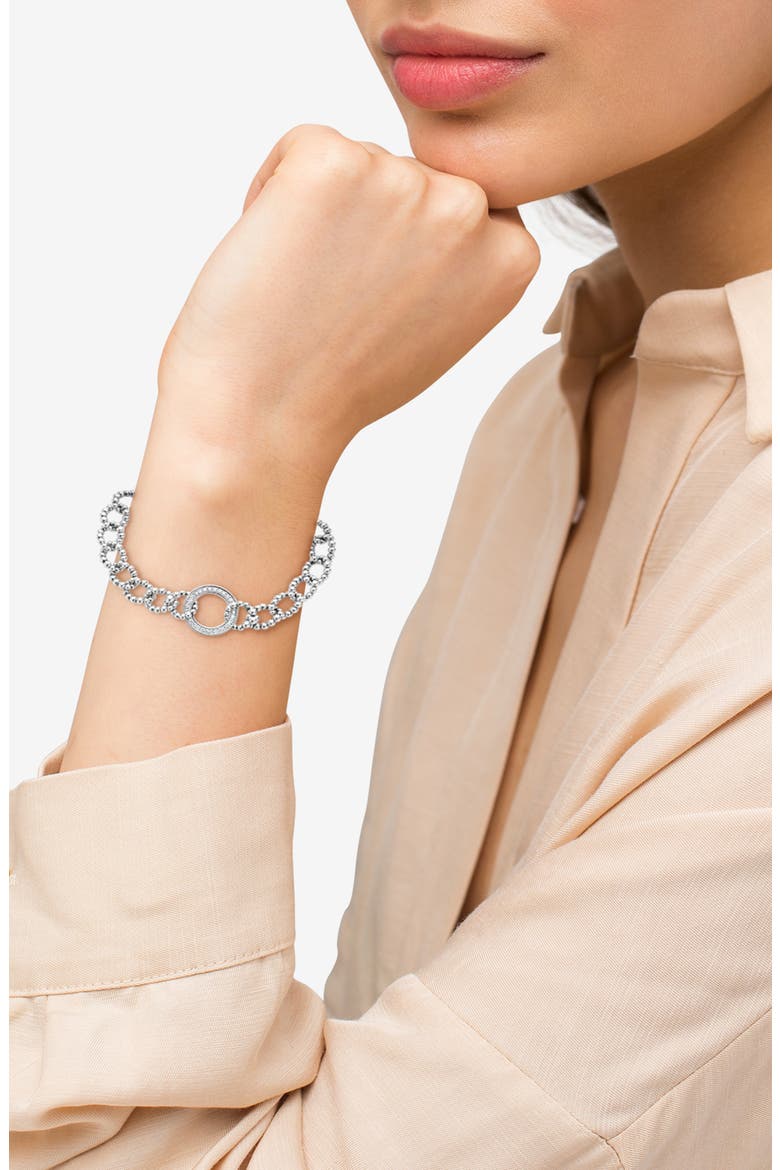 Caviar Spark Diamond Bracelet, Alternate, color, SILVER DIAMOND
