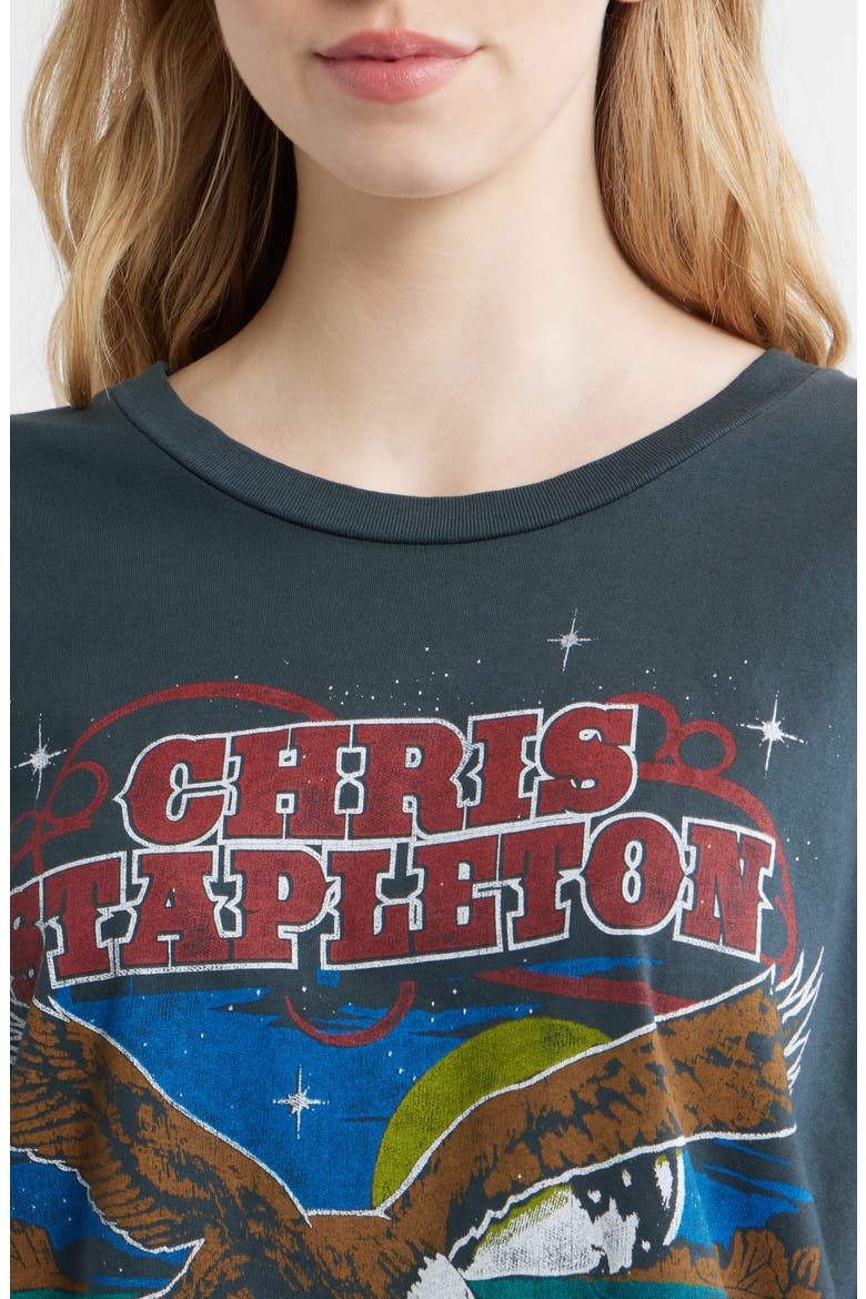 Chris Stapleton Wild Eagle Cotton Graphic T-Shirt, Alternate, color, VINTAGE BLACK