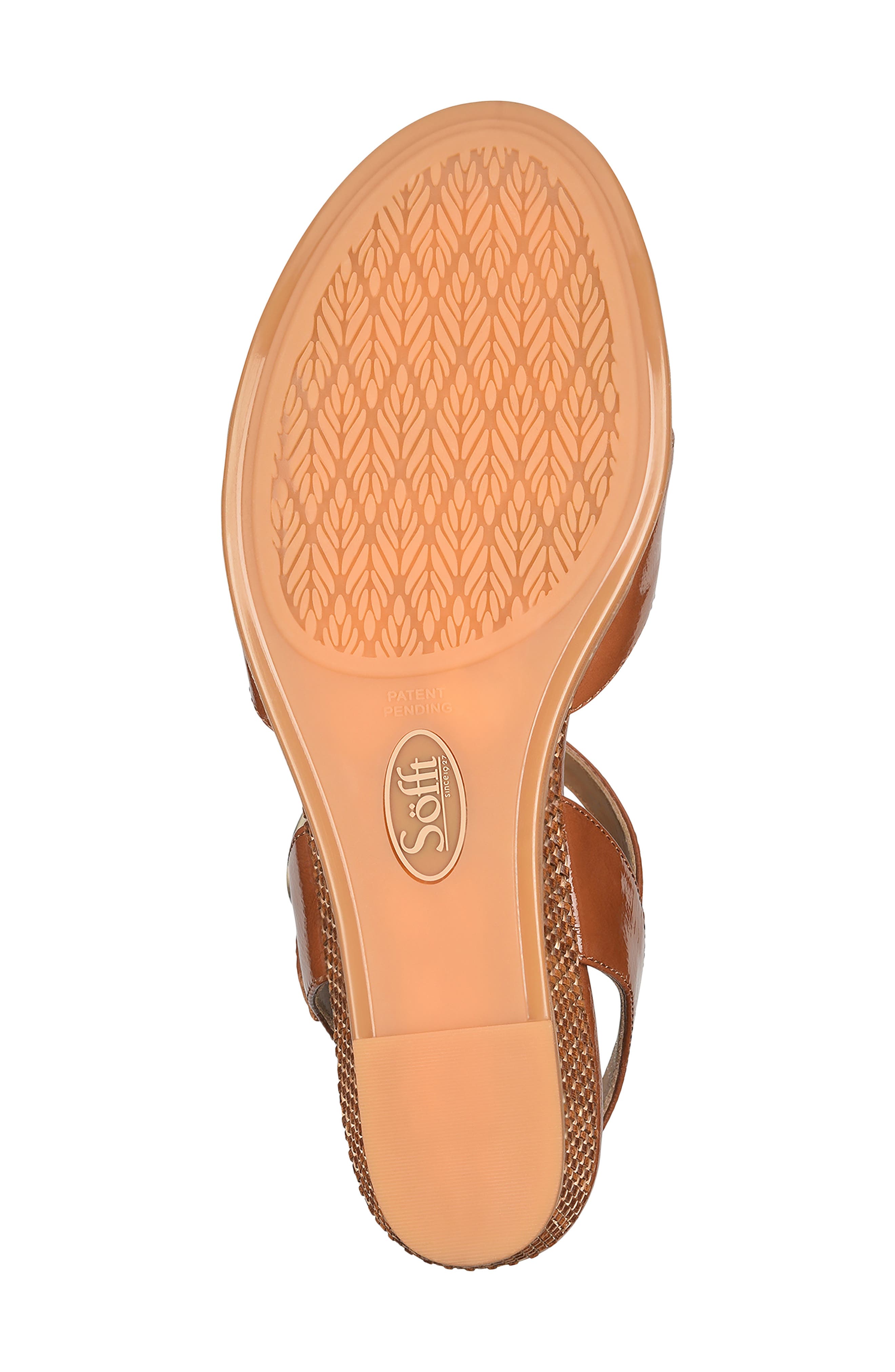 Summer Slingback Platform Wedge Sandal, Alternate, color, LUGGAGE