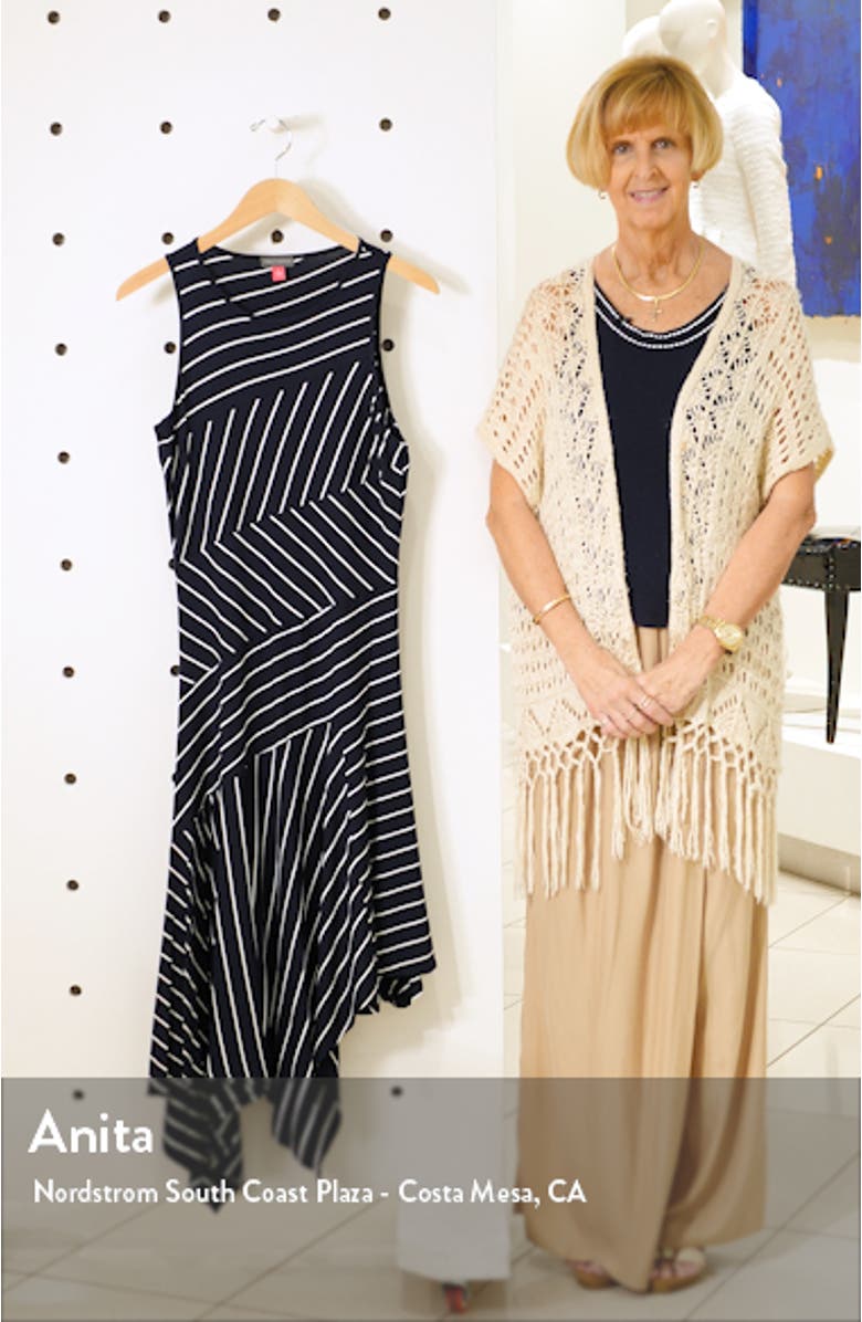 Stripe Asymmetrical Hem Dress, sales video thumbnail