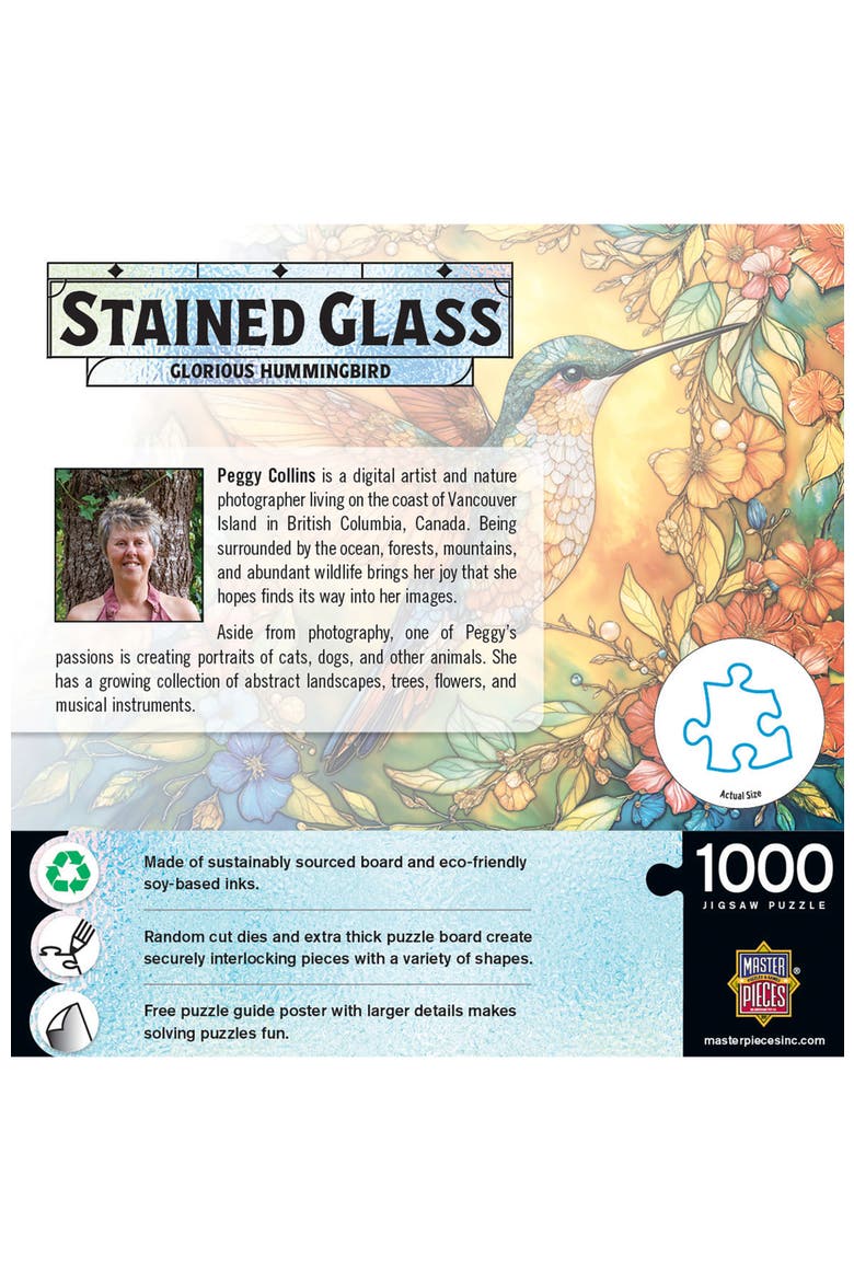 Glorious Hummingbird 1000 Piece Puzzle, Alternate, color, Multicolor